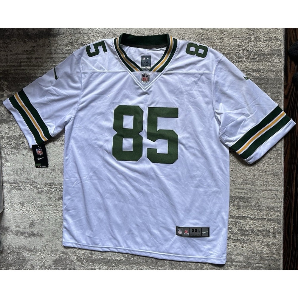 Green Bay Packers 'Tucker Kraft #85' Away Nike OnField NFL Jersey Men's 2XL NWT